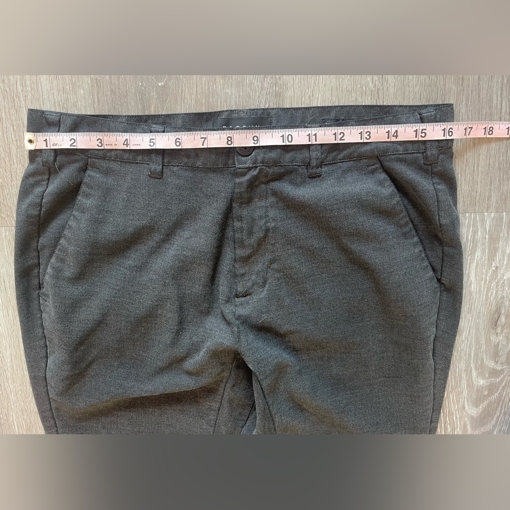 Pacsun Los Angeles Grey Dress Pants Y2K Skinny 32x34 Low Rise Women’s - Picture 3 of 8